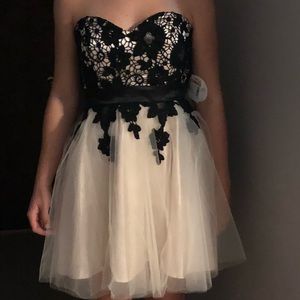 NWT Formal Dress with Lace Detail